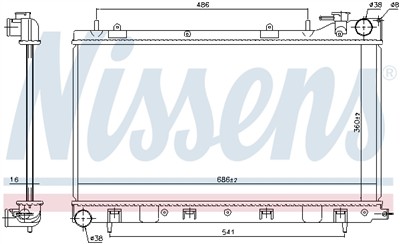 NISSENS 64122 Číslo výrobce: 376790281. EAN: 5707286409583.