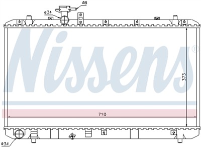 NISSENS 64197 Číslo výrobce: 376762741. EAN: 5707286271227.