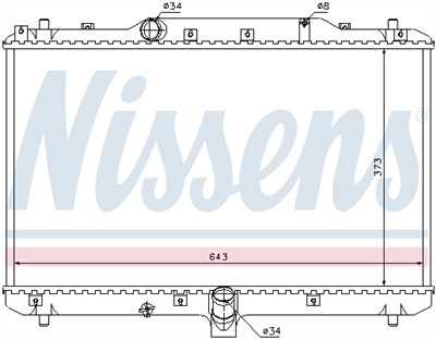 NISSENS 64198 Číslo výrobce: 376790251. EAN: 5707286271234.