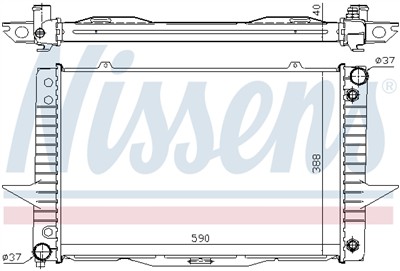 NISSENS 65540A Číslo výrobce: 376726711. EAN: 5707286223530.