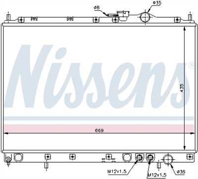 NISSENS 66628 EAN: 5707286224834.
