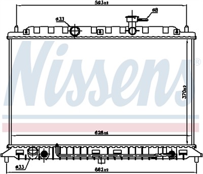 NISSENS 66687 Číslo výrobce: 376762441. EAN: 5707286225282.