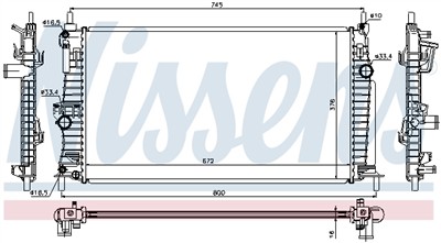 NISSENS 68522 Číslo výrobce: 376790391. EAN: 5707286377028.