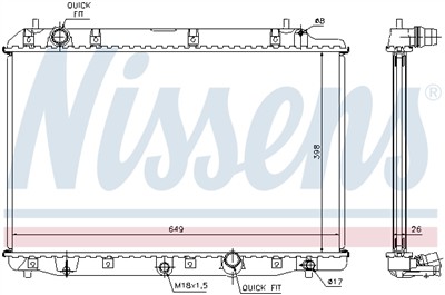 NISSENS 68602A EAN: 5707286230002.