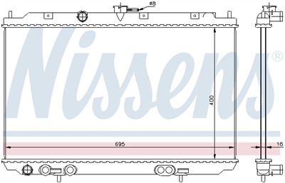 NISSENS 68718 EAN: 5707286230156.