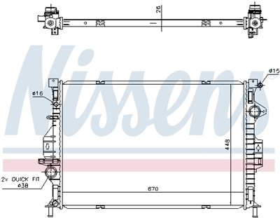 NISSENS 69249 Číslo výrobce: 376733644. EAN: 5707286391970.