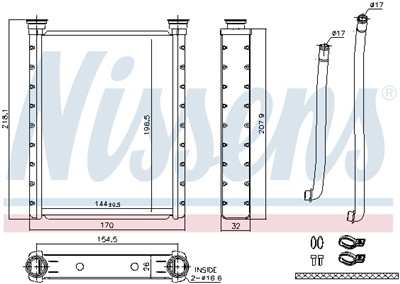 NISSENS 707172 EAN: 5707286462052.