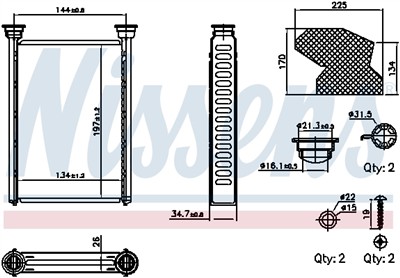 NISSENS 707309 EAN: 5707286494169.