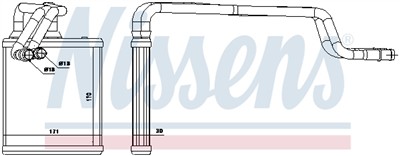 NISSENS 71772 Číslo výrobce: 0826701. EAN: 5707286343771.
