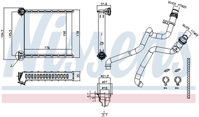 NISSENS 73942 Číslo výrobce: 351511624. EAN: 5707286374560.