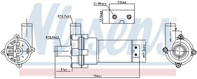 NISSENS 831050 EAN: 5707286486522.