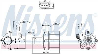NISSENS 831116 EAN: 5707286502628.