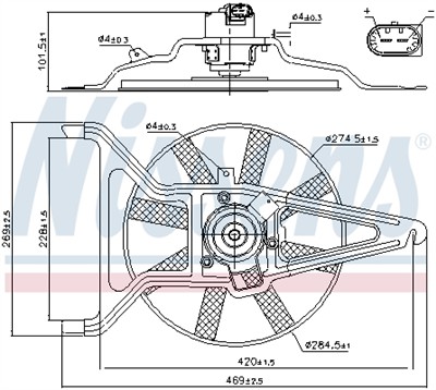NISSENS 85041 EAN: 5707286241602.