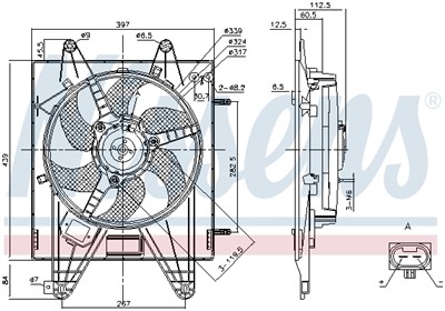 NISSENS 85166 EAN: 5707286242784.