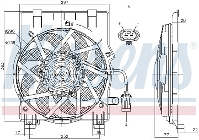 NISSENS 85197 EAN: 5707286243057.