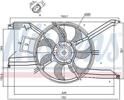 NISSENS 85243 EAN: 5707286243507.