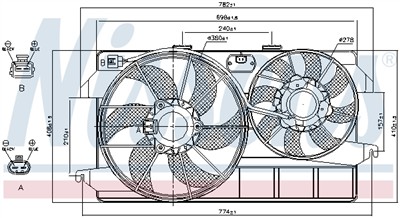 NISSENS 85263 EAN: 5707286243705.