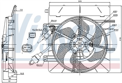 NISSENS 85307 EAN: 5707286244054.
