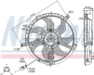 NISSENS 85632 Číslo výrobce: 351042741. EAN: 5707286343375.
