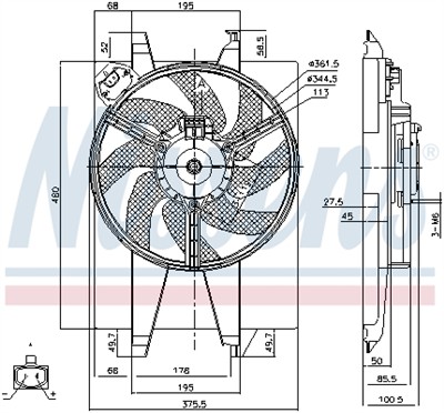 NISSENS 85767 EAN: 5707286389380.