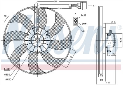 NISSENS 85796 EAN: 5707286389250.