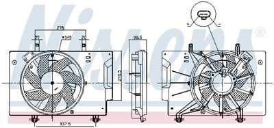 NISSENS 85810 EAN: 5707286454002.