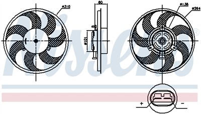 NISSENS 85879 Číslo výrobce: 351041261. EAN: 5707286435902.