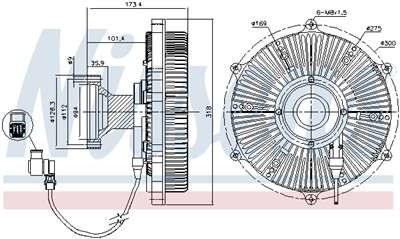 NISSENS 86170 EAN: 5707286456020.
