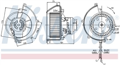 NISSENS 87082 Číslo výrobce: 351043401. EAN: 5707286378643.