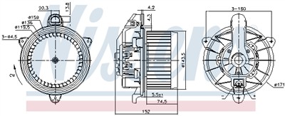 NISSENS 87495 EAN: 5707286432932.