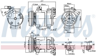 NISSENS 890064 EAN: 5707286382947.