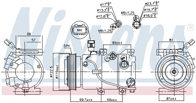 NISSENS 890241 EAN: 5707286412903.