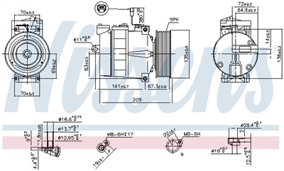 NISSENS 89030 EAN: 5707286349025.