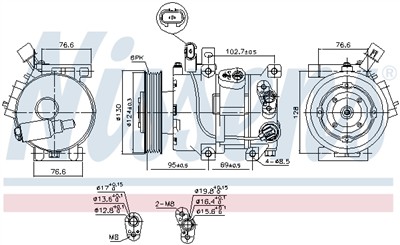 NISSENS 890425 EAN: 5707286439283.