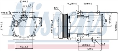 NISSENS 89046 EAN: 5707286349186.