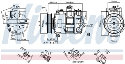 NISSENS 890632 EAN: 5707286461871.