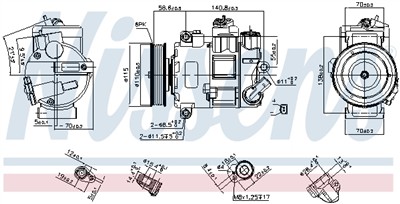 NISSENS 890633 EAN: 5707286461888.