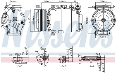 NISSENS 890714 Číslo výrobce: 351339401. EAN: 5707286469945.
