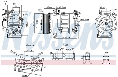 NISSENS 890947 Číslo výrobce: 70817186. EAN: 5707286485594.
