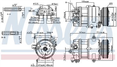 NISSENS 89590 Číslo výrobce: 351334401. EAN: 5707286383487.