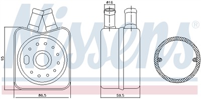 NISSENS 90608 Číslo výrobce: 70820920. EAN: 5707286249097.
