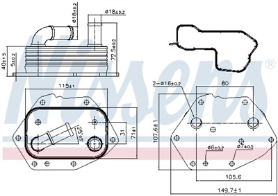 NISSENS 90808 EAN: 5707286406285.