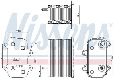 NISSENS 90938 Číslo výrobce: 70820914. EAN: 5707286437234.