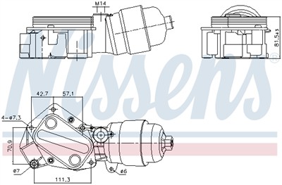NISSENS 91357 Číslo výrobce: 70366452. EAN: 5707286502123.