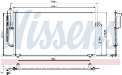 NISSENS 94306 Číslo výrobce: 351036661. EAN: 5707286254626.