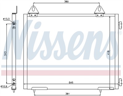 NISSENS 94327 Číslo výrobce: T898R. EAN: 5707286254831.