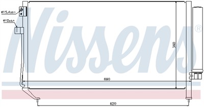 NISSENS 94848 Číslo výrobce: 351304141. EAN: 5707286259584.
