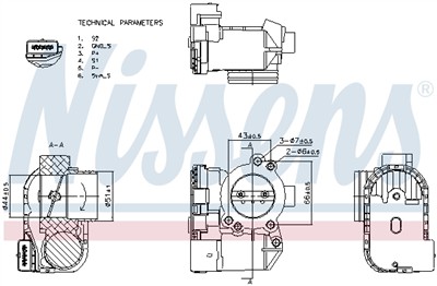 NISSENS 955112 Číslo výrobce: DVE5C. EAN: 5707286547292.
