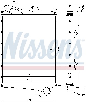 NISSENS 97006 Číslo výrobce: 376727551. EAN: 5707286267770.