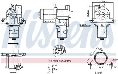 NISSENS 98183 Číslo výrobce: R2810039043A1. EAN: 5707286464711.